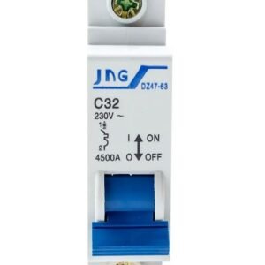 DISJUNTOR DIN UNIPOLAR 32A CURVA C JNG