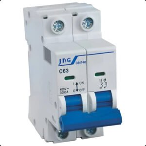 DISJUNTOR DIN BIPOLAR 63A CURVA C JNG