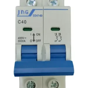 DISJUNTOR DIN BIPOLAR 40A CURVA C JNG