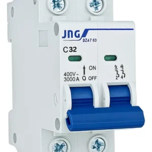DISJUNTOR DIN BIPOLAR 32A CURVA C JNG
